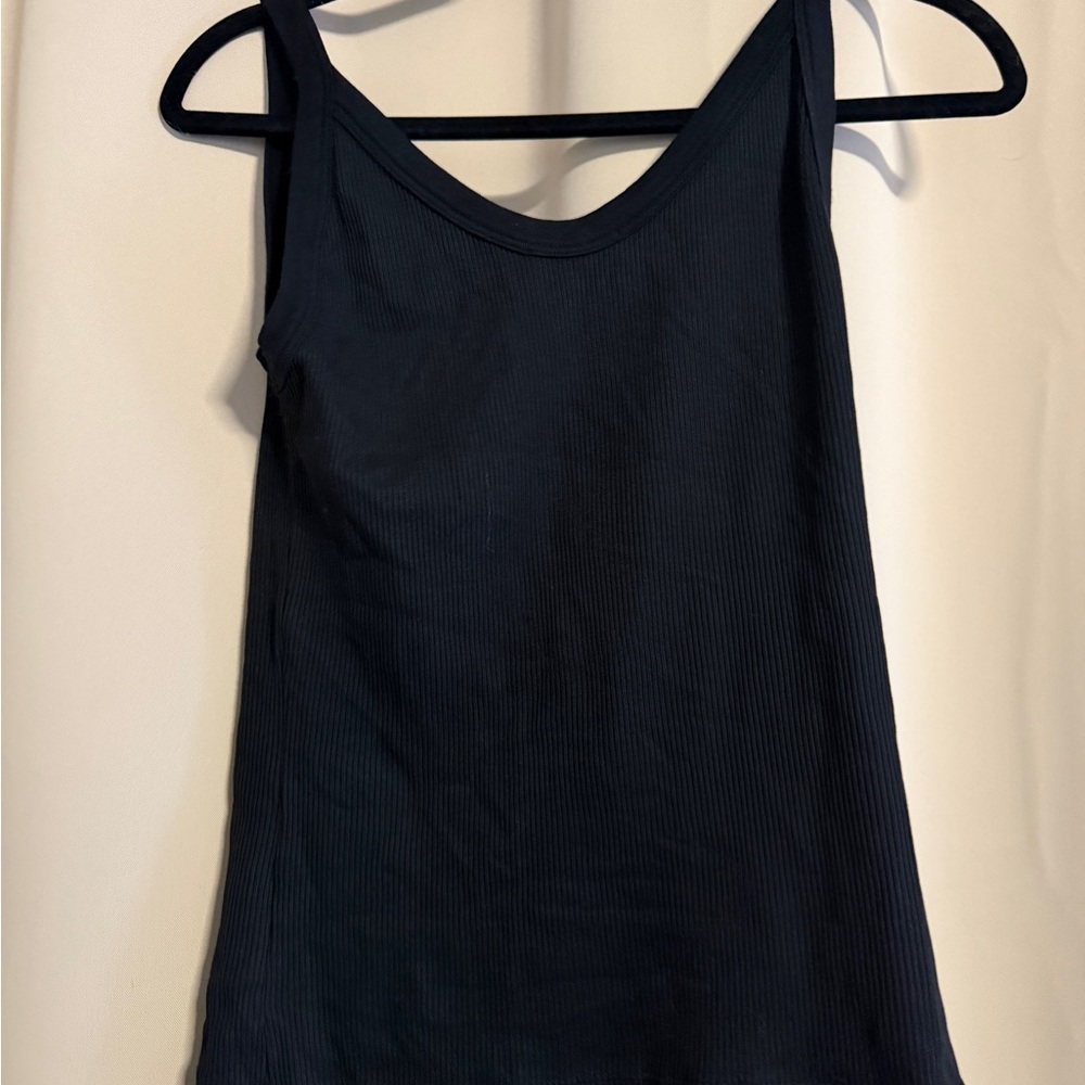 Agolde Black Ribbed Tank - Picture 2 of 2
